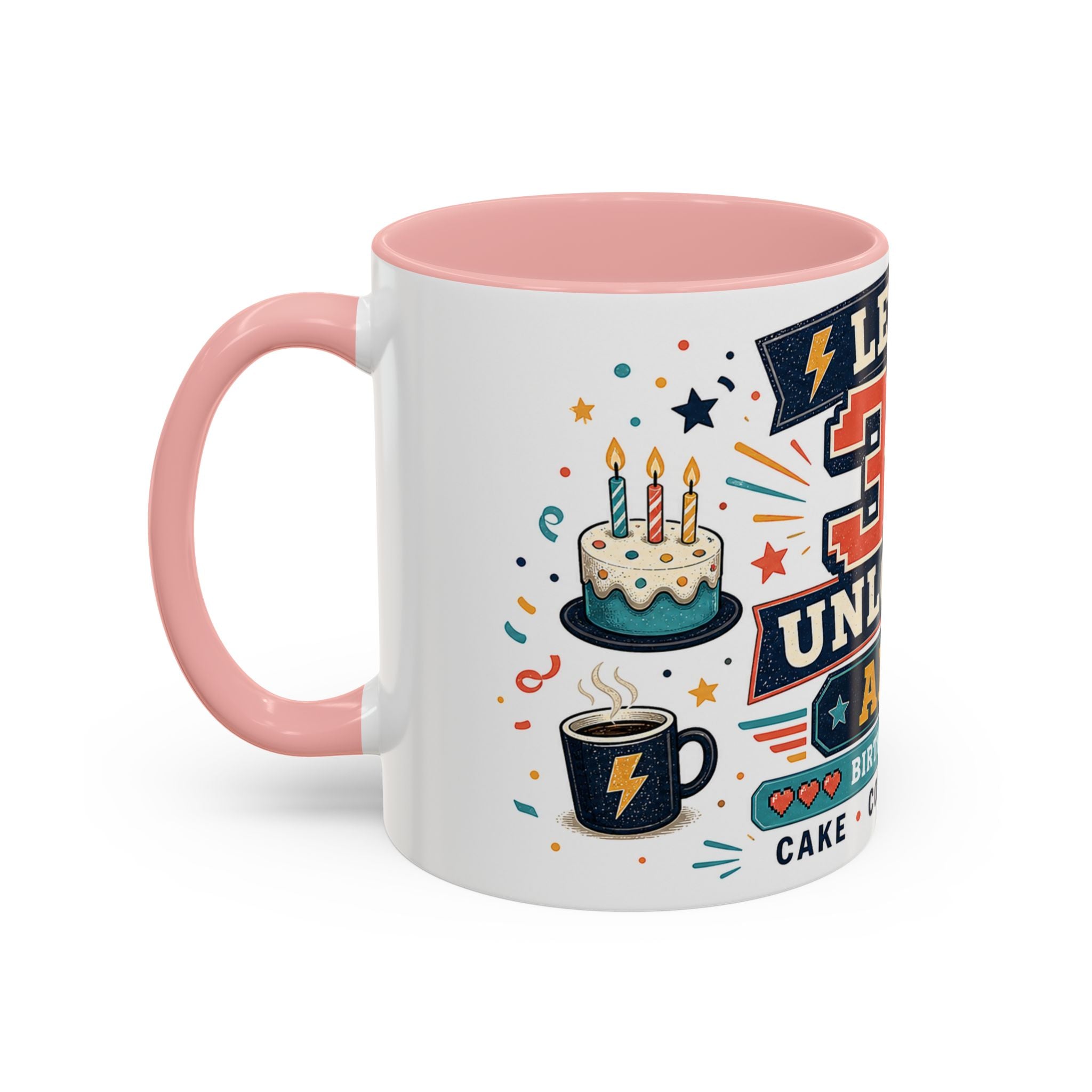 Custom Gamer Birthday Mug | Level Unlocked Name Age Coffee Cup