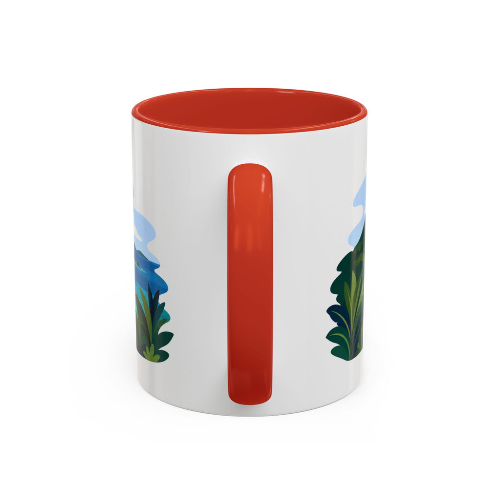 Virgin Islands National Park Coffee Mug | Solid Color Block Park Souvenir | 11oz 15oz Accent Mug