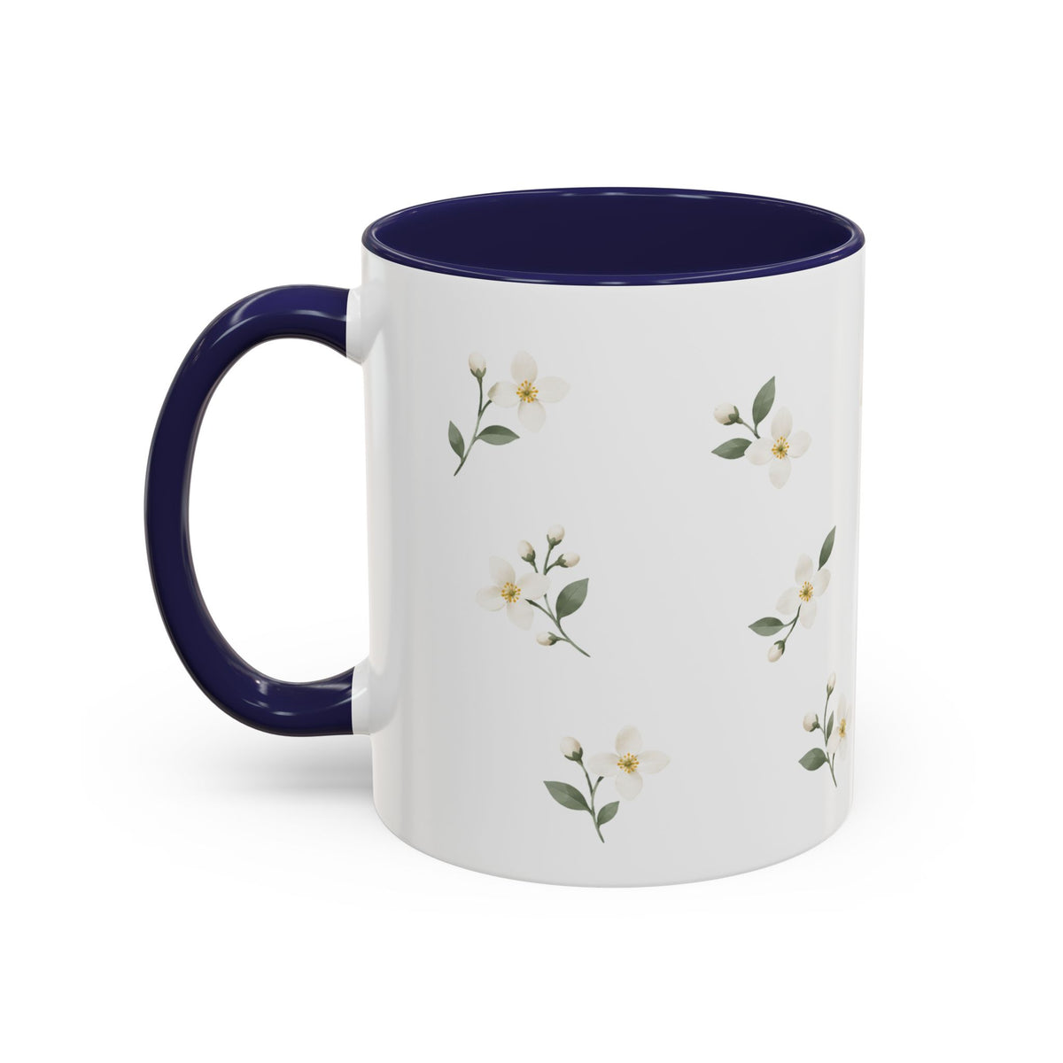 Idaho Syringa Mug, State Flower Floral Coffee Cup, 11oz Botanical Gift