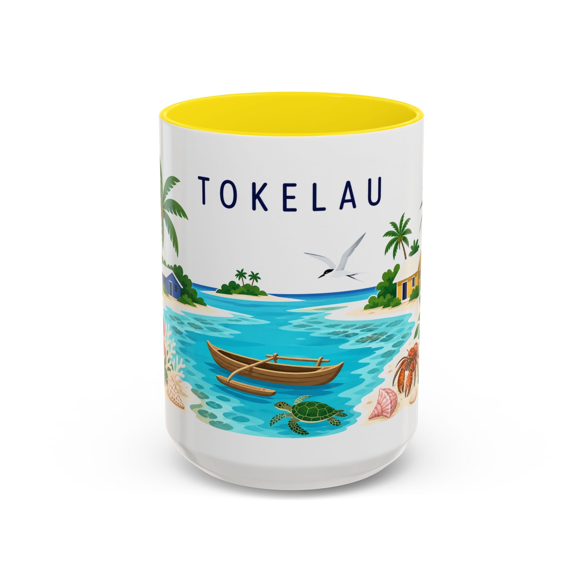 Tokelau Coffee Mug | Travel Souvenir Accent Mug | Country Gift Ceramic Cup 11oz 15oz