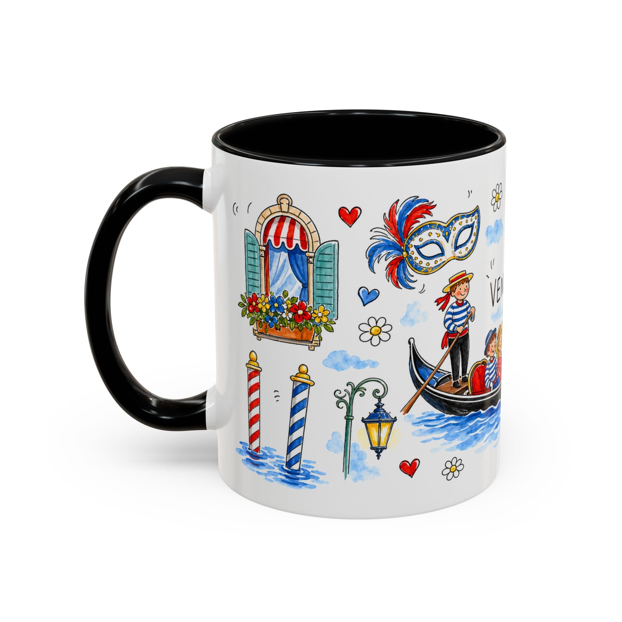 Venice Travel Mug | European City Souvenir Accent Coffee Mug | 11oz 15oz Ceramic Cup