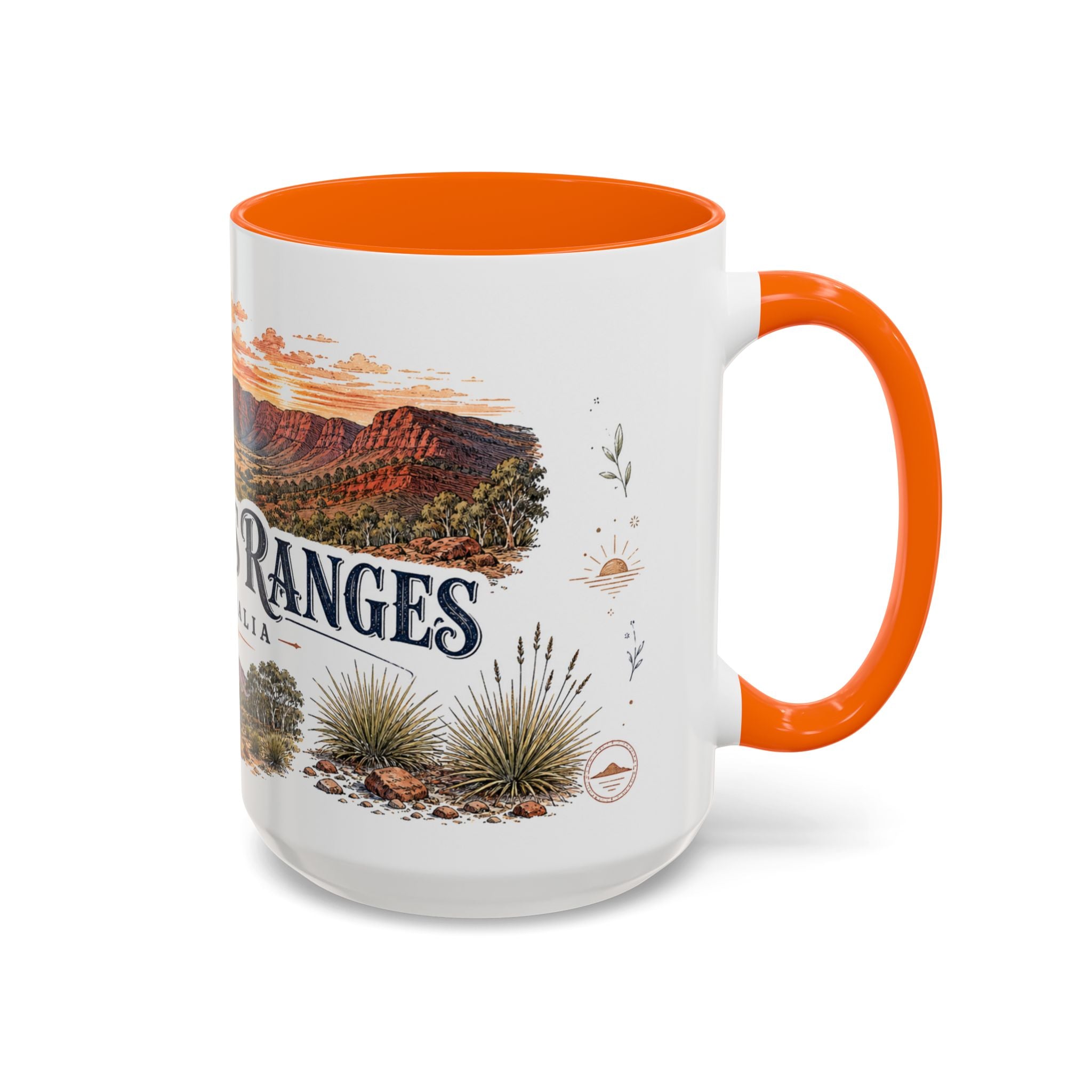 Flinders Ranges Mug, Australia Travel Souvenir, Bucket List Gift, Accent Ceramic Coffee Mug 11oz 15oz