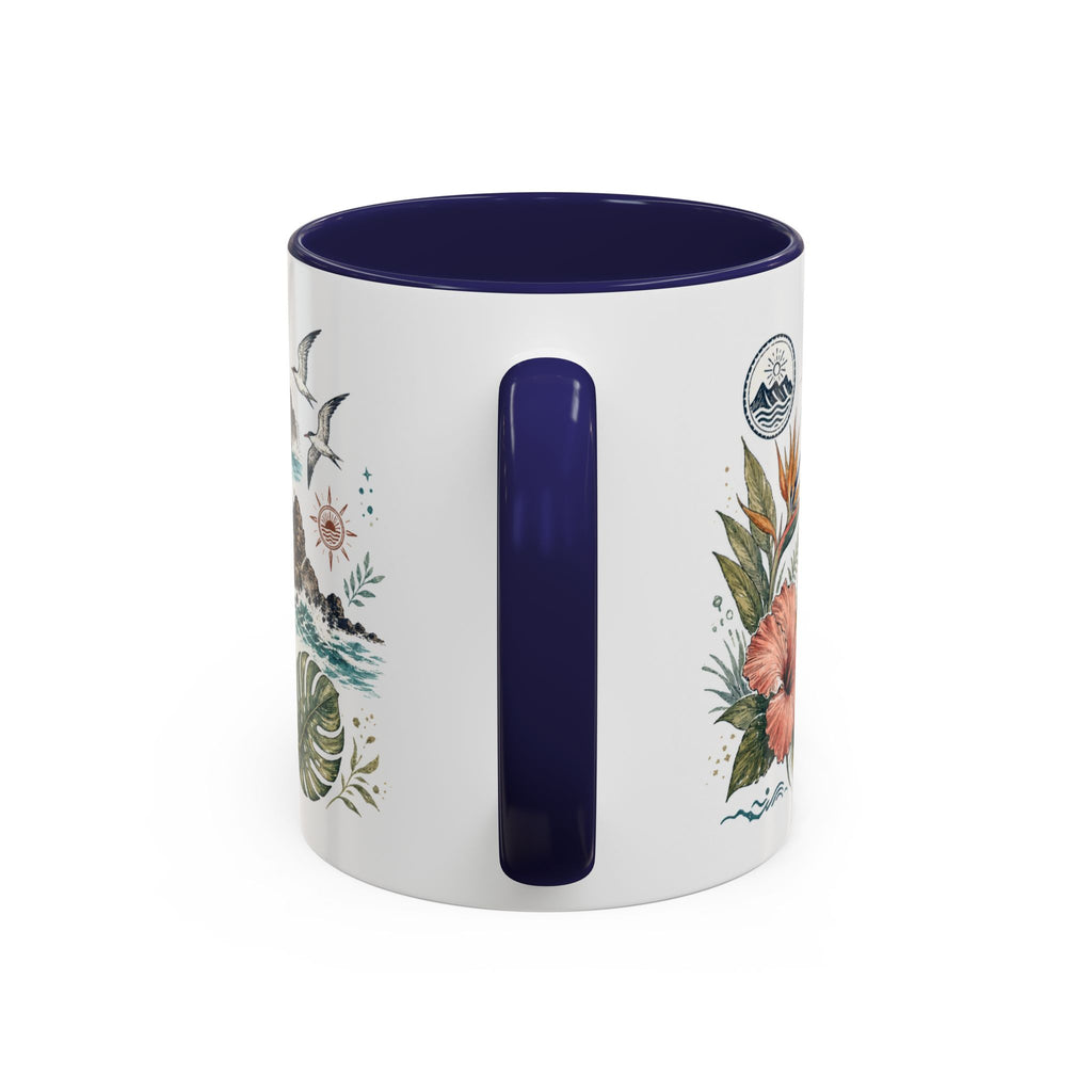 Na Pali Coast Mug, Hawaii Travel Souvenir, Bucket List Gift, Accent Ceramic Coffee Mug 11oz 15oz