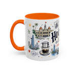 Ho Chi Minh City Coffee Mug | Vietnam Souvenir Travel Gift | Accent Color Ceramic 11oz 15oz