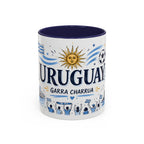 Uruguay Soccer Coffee Mug | World Cup Fan Gift | Accent Color Ceramic 11oz 15oz Match Day Cup