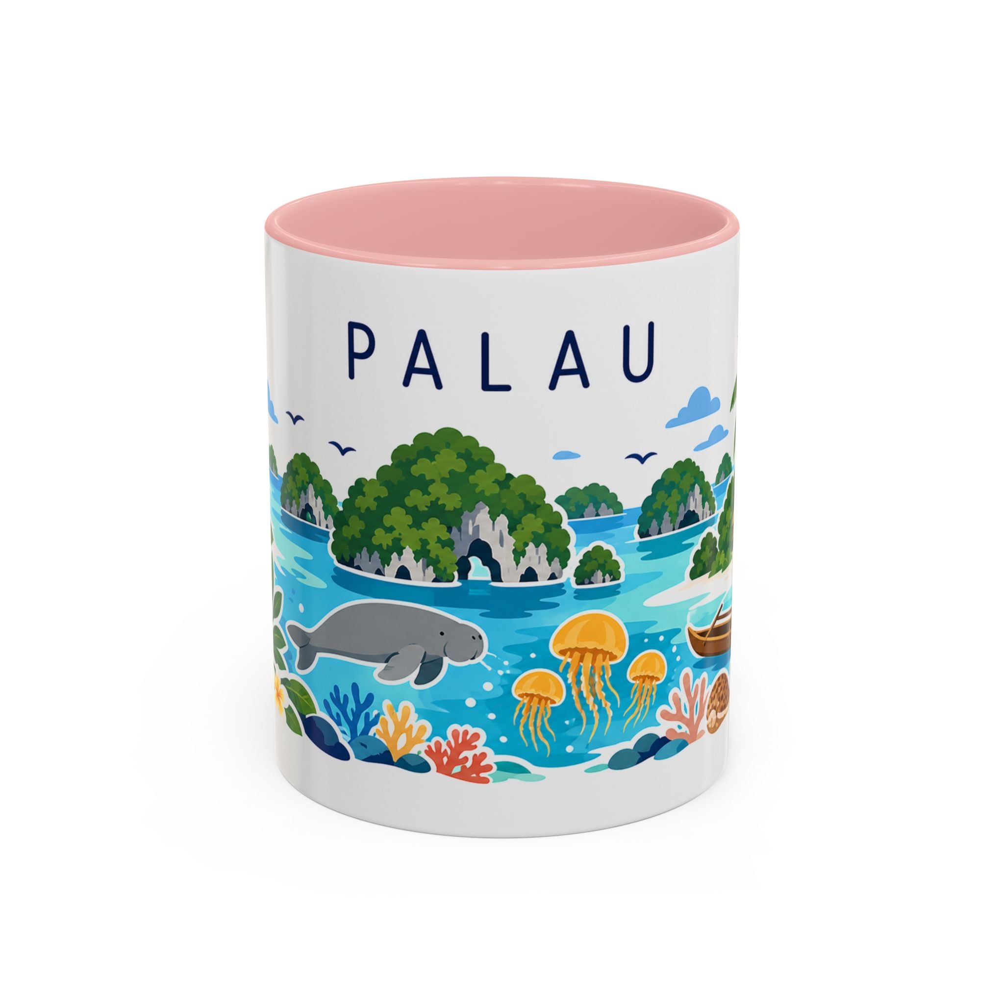 Palau Coffee Mug | Travel Souvenir Accent Mug | Country Gift Ceramic Cup 11oz 15oz