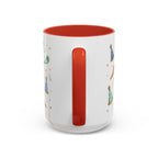 New Year Party Mug | Balloon Popper Watercolor Celebration Gift | Accent Cup 11oz 15oz