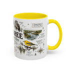 Congaree National Park Coffee Mug | South Carolina Forest Floodplain Gift | Accent Color Ceramic 11oz 15oz