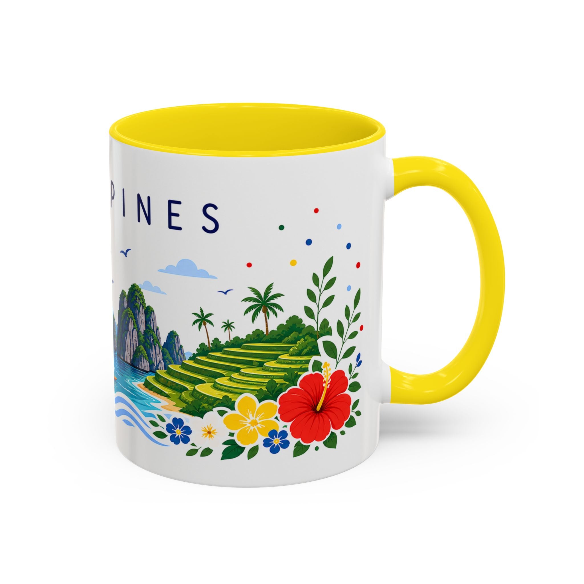 Philippines Coffee Mug | Travel Souvenir Accent Mug | Place Gift Ceramic Cup 11oz 15oz