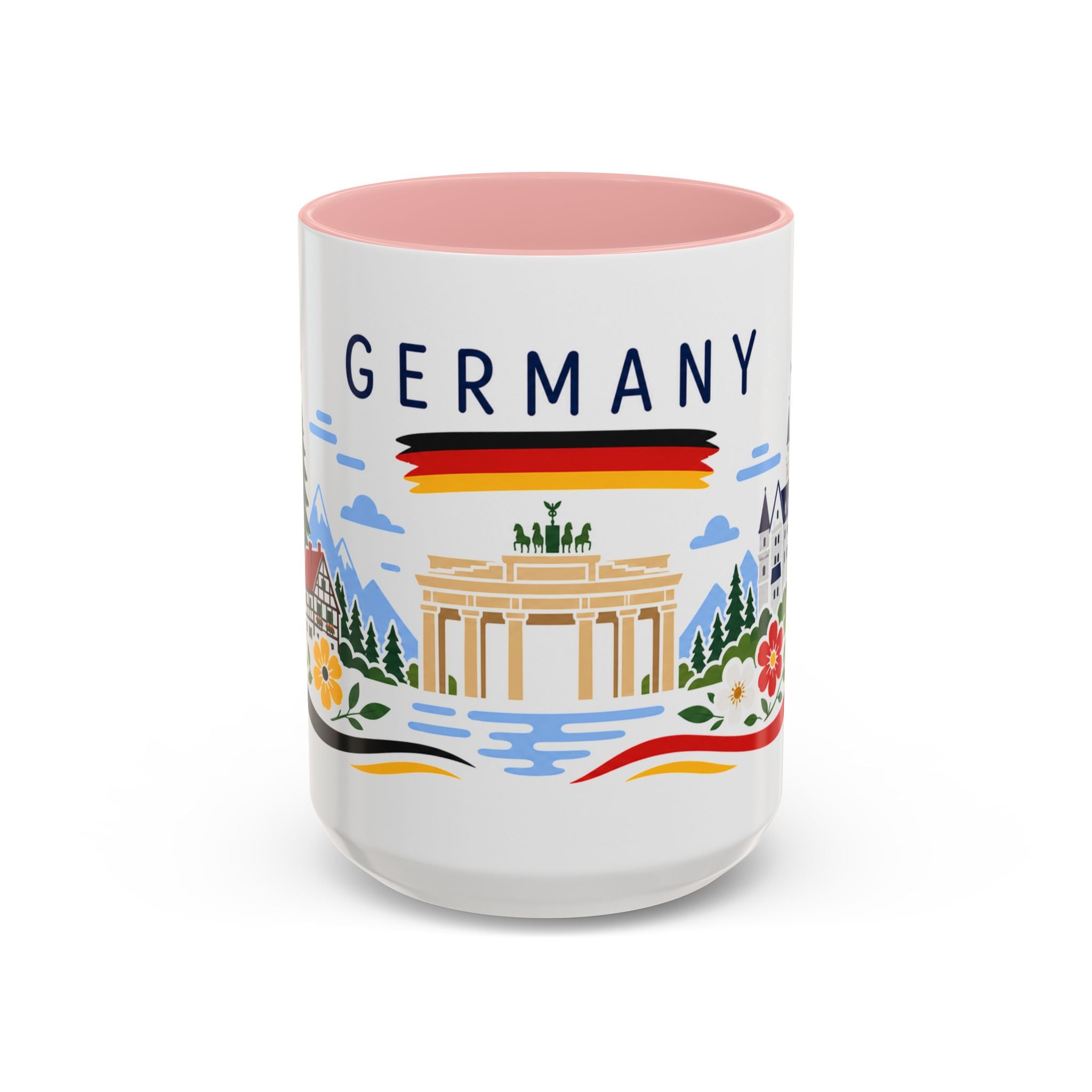 Germany Coffee Mug | Travel Souvenir Accent Mug | Country Gift Ceramic Cup 11oz 15oz