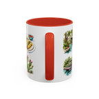 San Antonio Illustrated Travel Mug | City Souvenir Accent Coffee Mug | 11oz 15oz Ceramic Cup