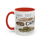 Capitol Reef National Park Coffee Mug | Utah Sandstone Canyon Hiking Gift | Accent Color Ceramic 11oz 15oz