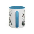Grandpa The Legend Coffee Mug | Gift From Grandkids | Accent Color Ceramic 11oz 15oz