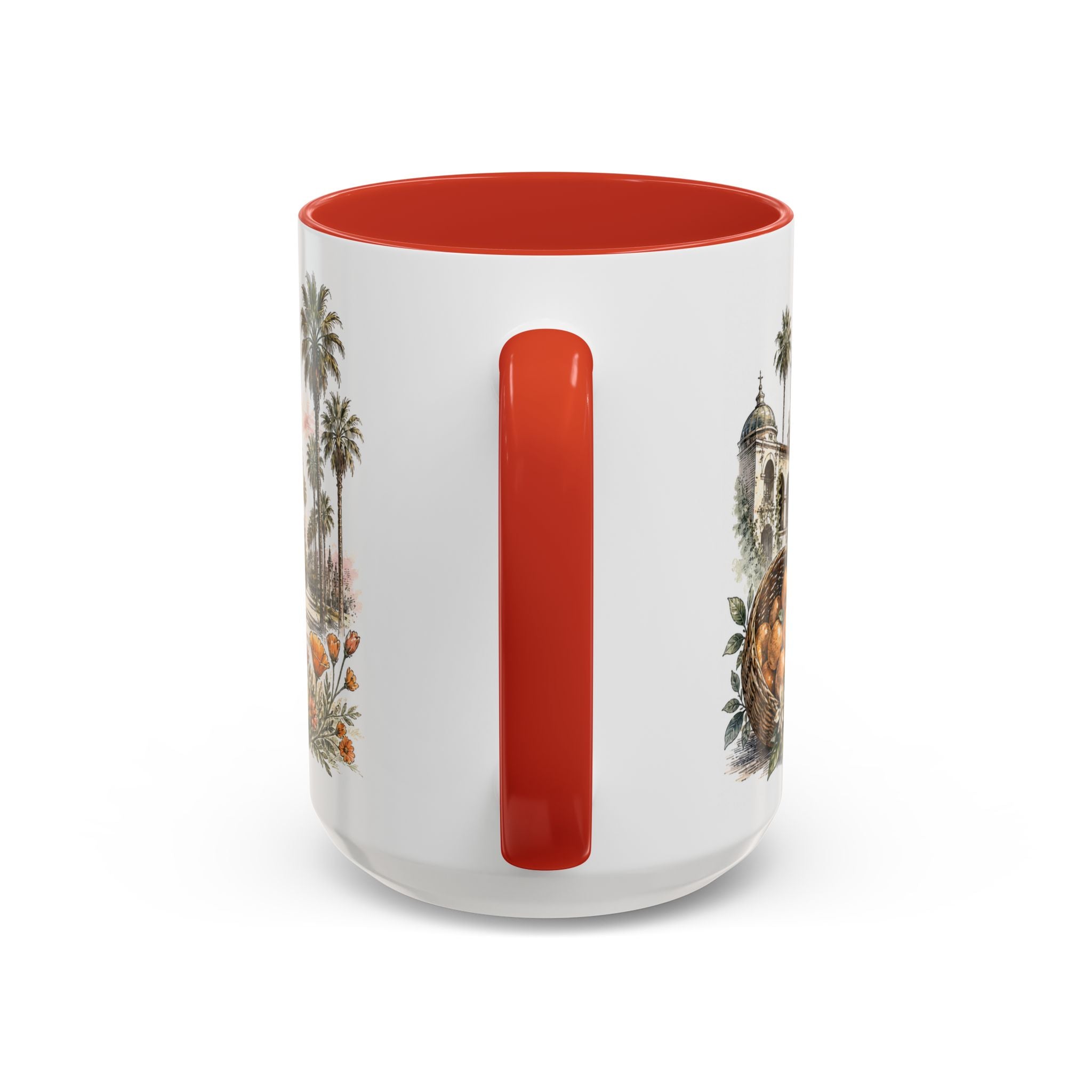 Riverside Coffee Mug | United States Travel Souvenir | Vintage Illustrated City Gift | 11 oz 15 oz Accent Mug