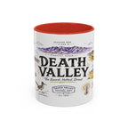 Death Valley National Park Coffee Mug | California Desert Hiking Camping Gift | Accent Color Ceramic 11oz 15oz