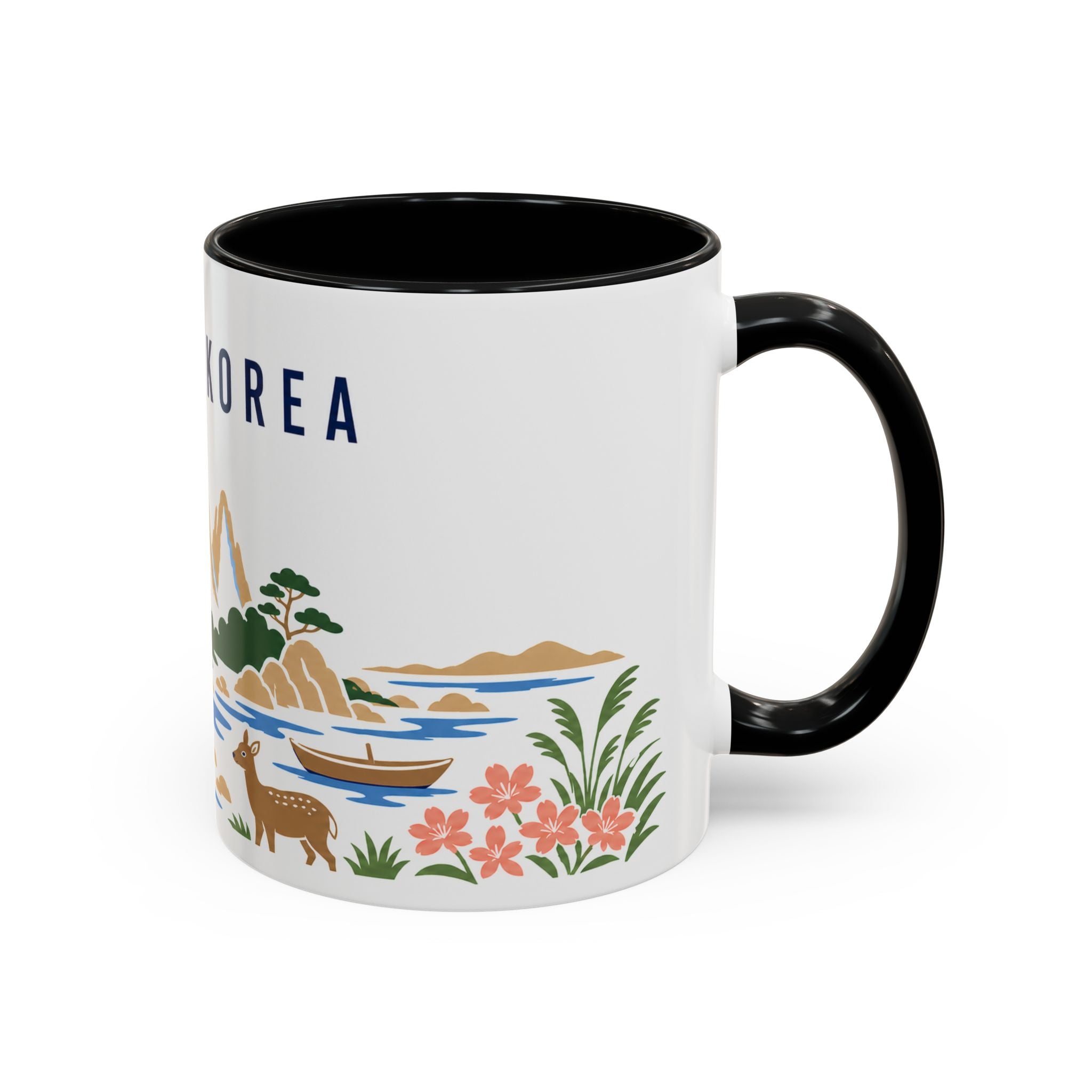 North Korea Coffee Mug | Travel Souvenir Accent Mug | Country Gift Ceramic Cup 11oz 15oz