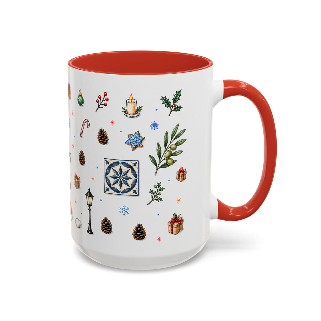 Athens Christmas Mug | Watercolor City Souvenir, Travel Gift (11oz/15oz)