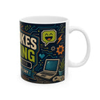 Dad Jokes Loading Father's Day Coffee Mug | Dad Gift | Ceramic 11oz 15oz Cup