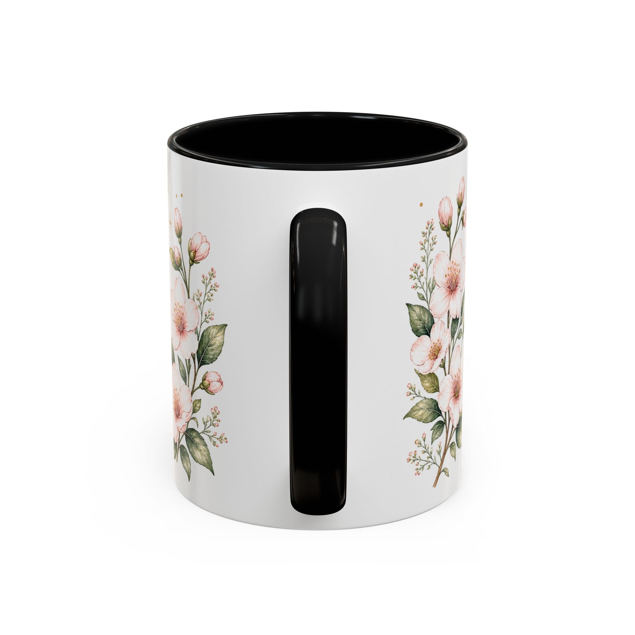 Delaware State Map Mug | Botanical Beach Accent Coffee Cup (11oz/15oz)