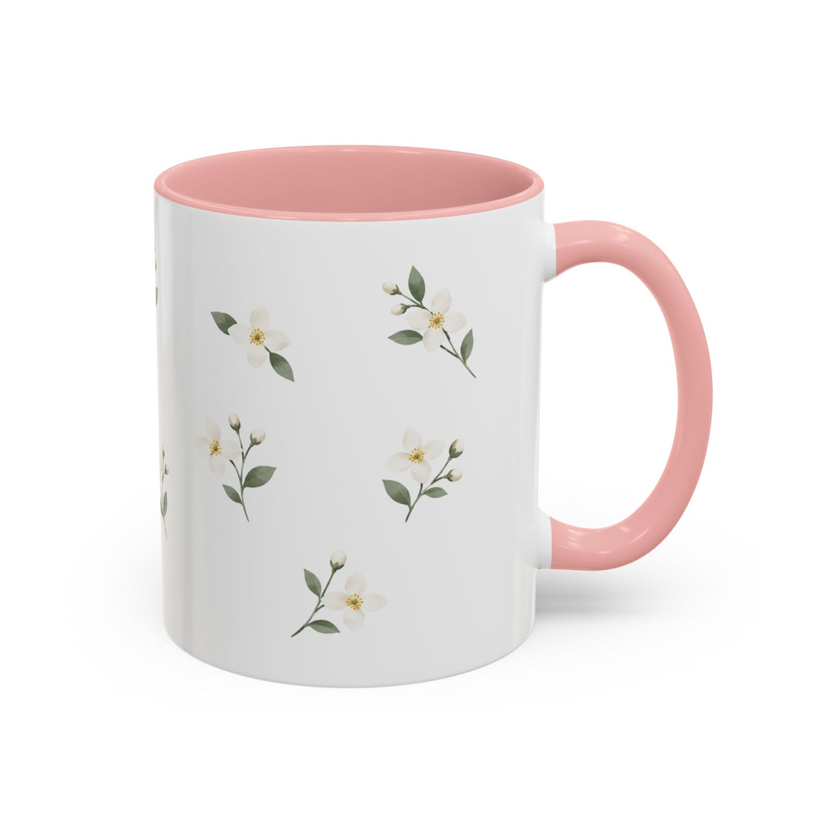 Idaho Syringa Mug, State Flower Floral Coffee Cup, 11oz Botanical Gift