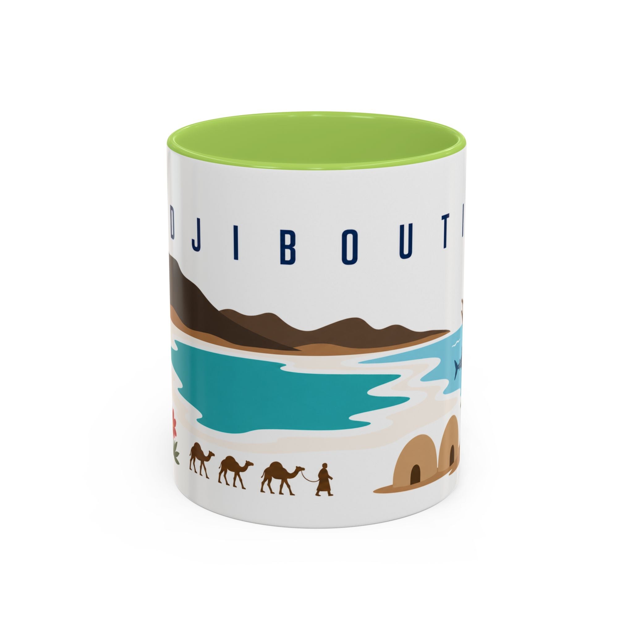 Djibouti Coffee Mug | Travel Souvenir Accent Mug | Country Gift Ceramic Cup 11oz 15oz