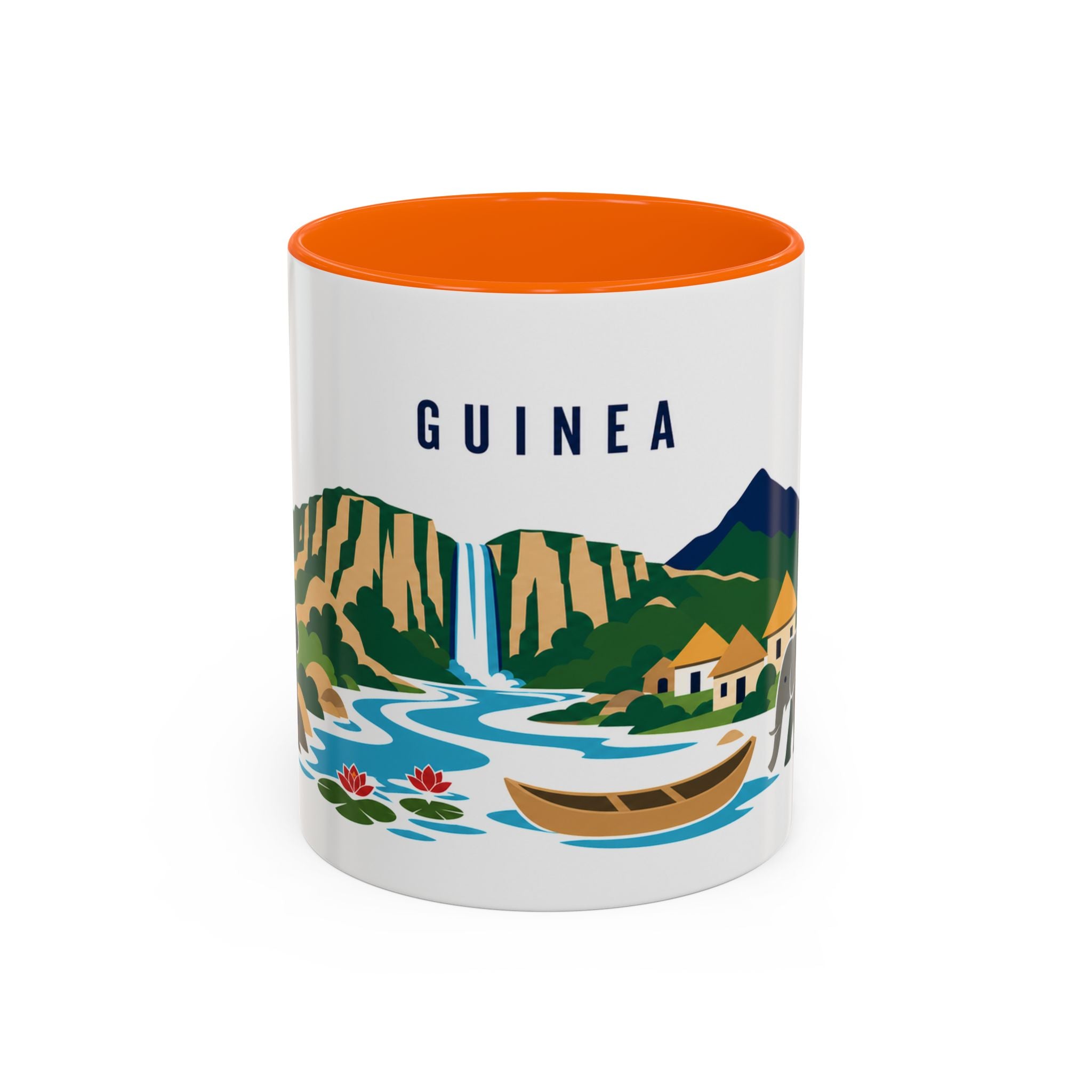 Guinea Coffee Mug | Travel Souvenir Accent Mug | Country Gift Ceramic Cup 11oz 15oz