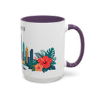 Kuala Lumpur Coffee Mug | Malaysia Travel Souvenir | Porcelain Decal City Gift | 11oz 15oz Accent Mug