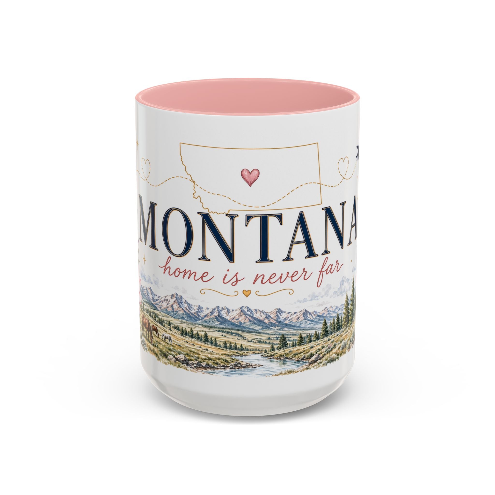Montana Home State Mug | Moving Away, Long Distance Friendship Gift (11oz 15oz)