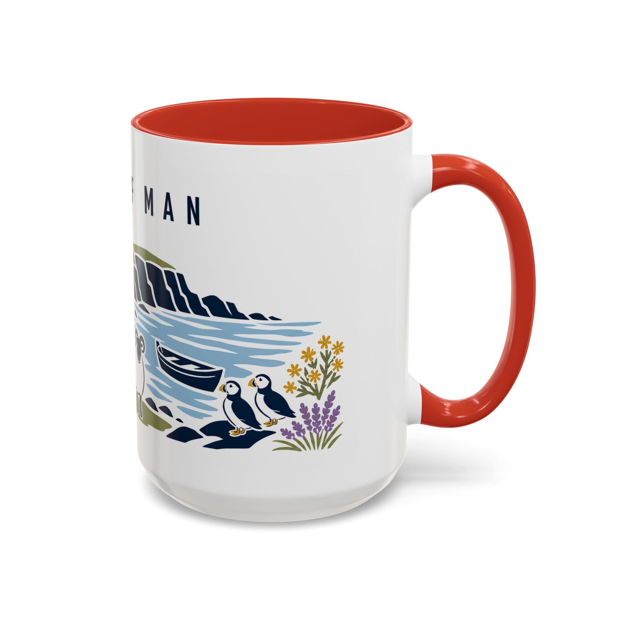 Isle of Man Coffee Mug | Travel Souvenir Accent Mug | Country Gift Ceramic Cup 11oz 15oz