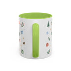 Ireland Christmas Mug | Watercolor Travel Souvenir | Holiday Gift | Accent Ceramic Coffee Cup 11oz 15oz