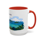 Virgin Islands National Park Coffee Mug | Solid Color Block Park Souvenir | 11oz 15oz Accent Mug