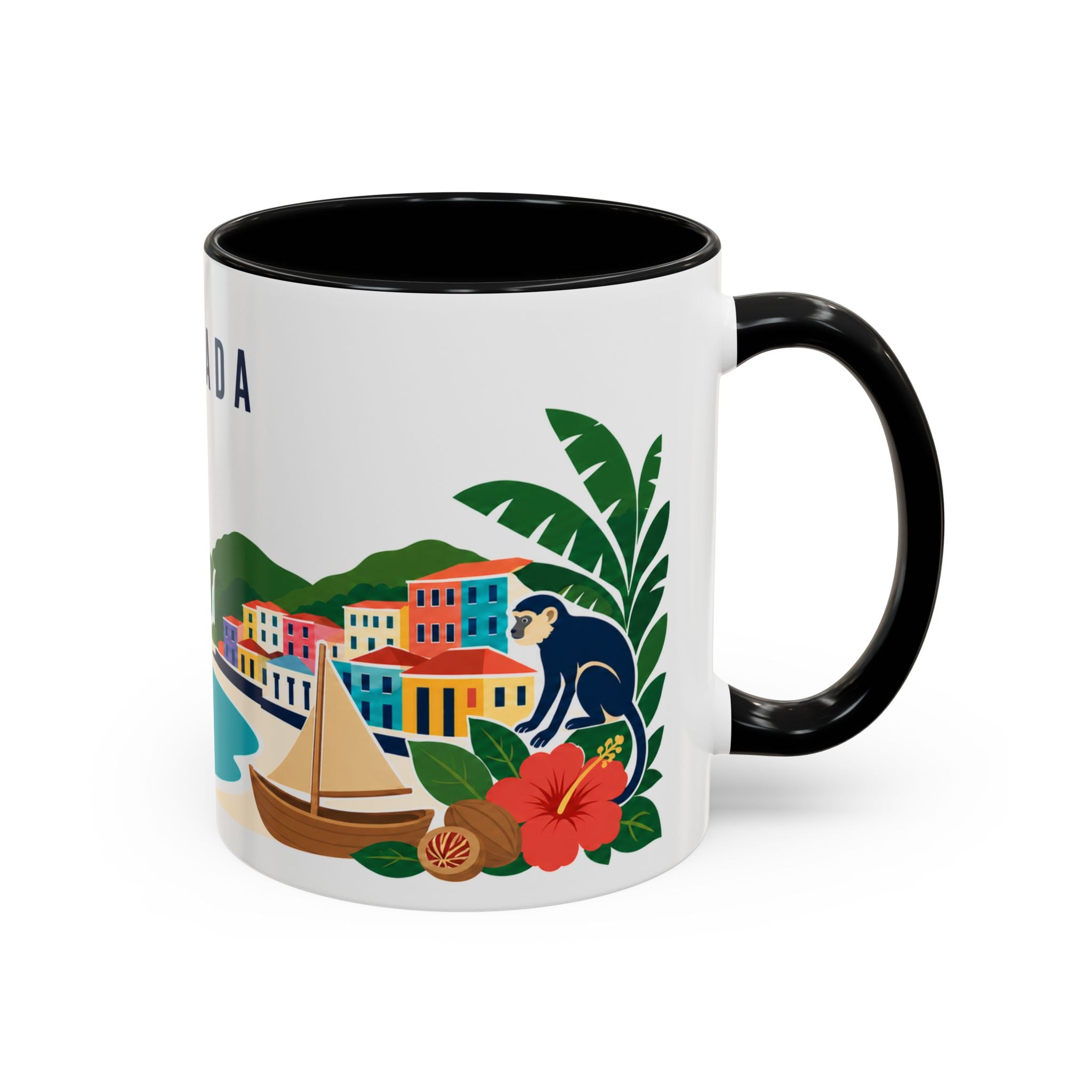 Grenada Coffee Mug | Travel Souvenir Accent Mug | Country Gift Ceramic Cup 11oz 15oz