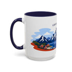 Lofoten Islands Coffee Mug | Travel Destination Souvenir Gift | Accent Color Ceramic 11oz 15oz