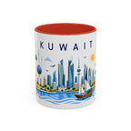 Kuwait Coffee Mug | Travel Souvenir Accent Mug | Place Gift Ceramic Cup 11oz 15oz