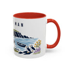 Isle of Man Coffee Mug | Travel Souvenir Accent Mug | Country Gift Ceramic Cup 11oz 15oz