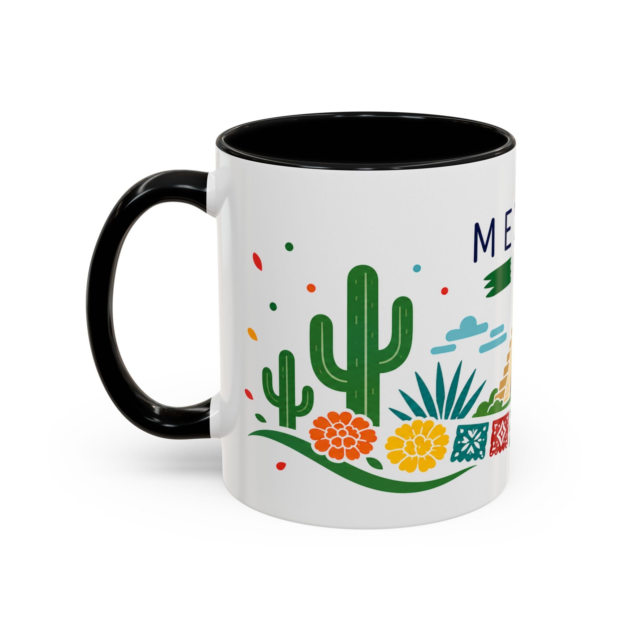 Mexico Coffee Mug | Travel Souvenir Accent Mug | Country Gift Ceramic Cup 11oz 15oz