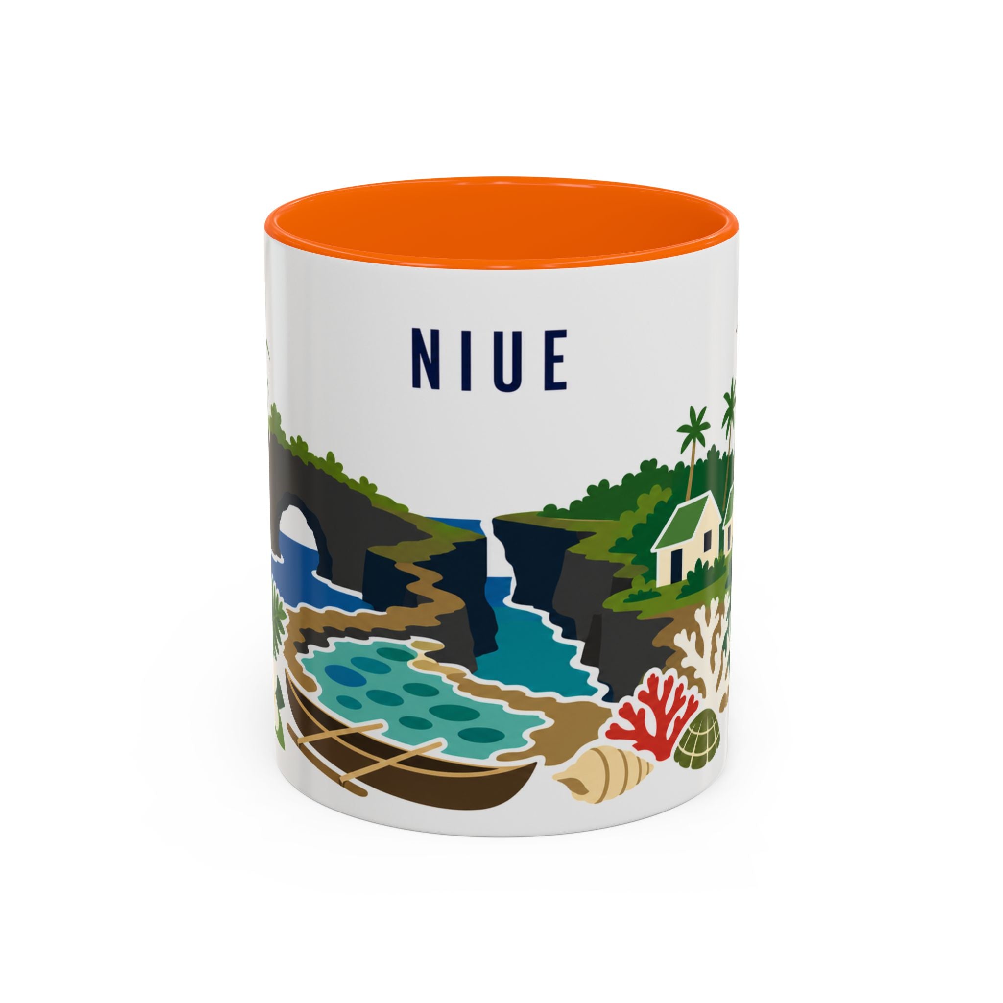 Niue Coffee Mug | Travel Souvenir Accent Mug | Country Gift Ceramic Cup 11oz 15oz