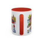 Nuremberg Illustrated Travel Mug | City Souvenir Accent Coffee Mug | 11oz 15oz Ceramic Cup