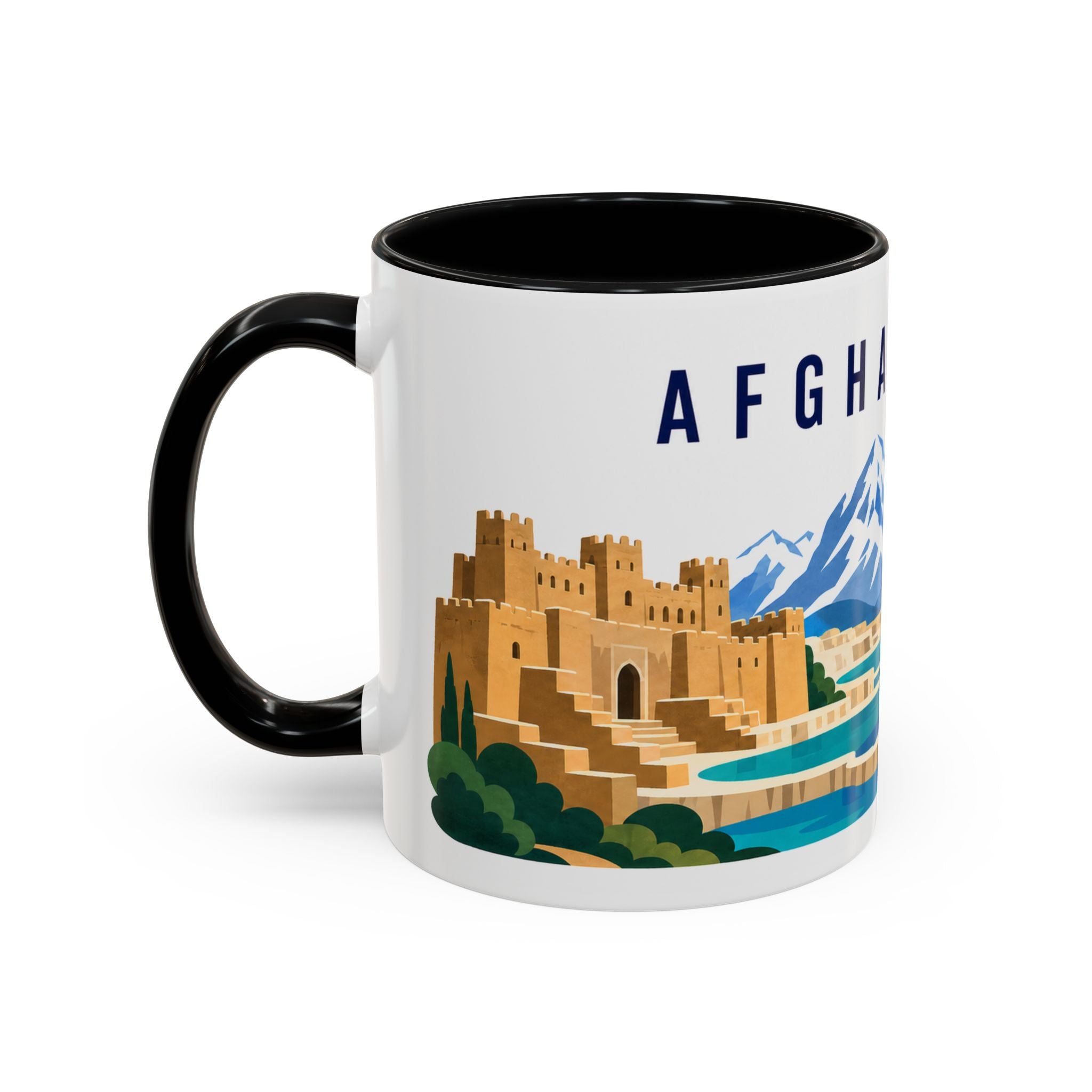 Afghanistan Coffee Mug | Travel Souvenir Accent Mug | Country Gift Ceramic Cup 11oz 15oz
