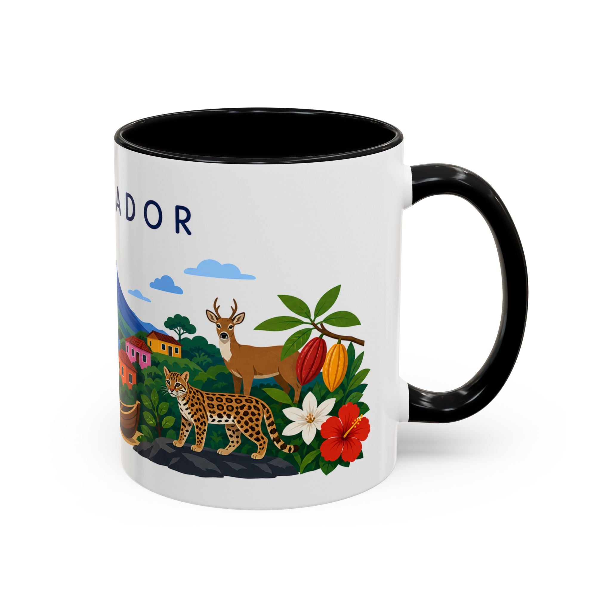 El Salvador Coffee Mug | Travel Souvenir Accent Mug | Country Gift Ceramic Cup 11oz 15oz