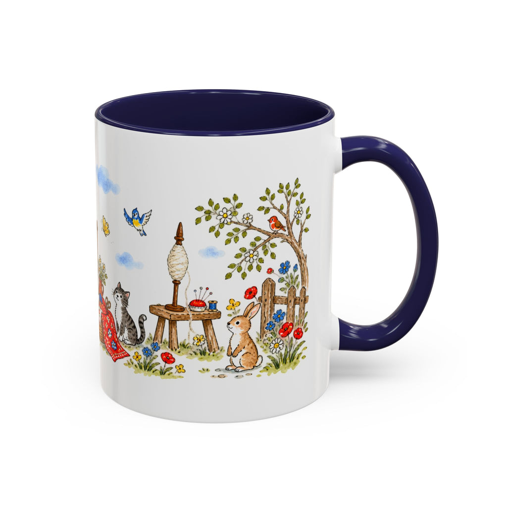 Spindle Shuttle and Needle Mug | Storybook Fairy Tale Accent Coffee Mug | EveryLegend