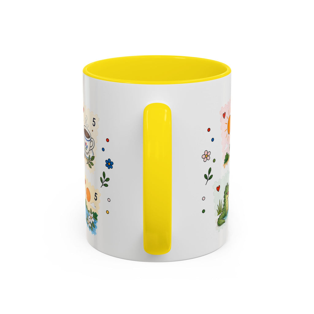 Orlando Coffee Mug | Postage Stamp Collage Mug | Travel Souvenir Accent Cup 11oz 15oz