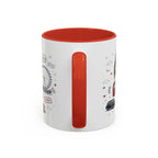 London Coffee Mug | England Souvenir Travel Gift | Accent Color Ceramic 11oz 15oz