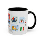 Venice Coffee Mug | Postage Stamp Collage Mug | Travel Souvenir Accent Cup 11oz 15oz