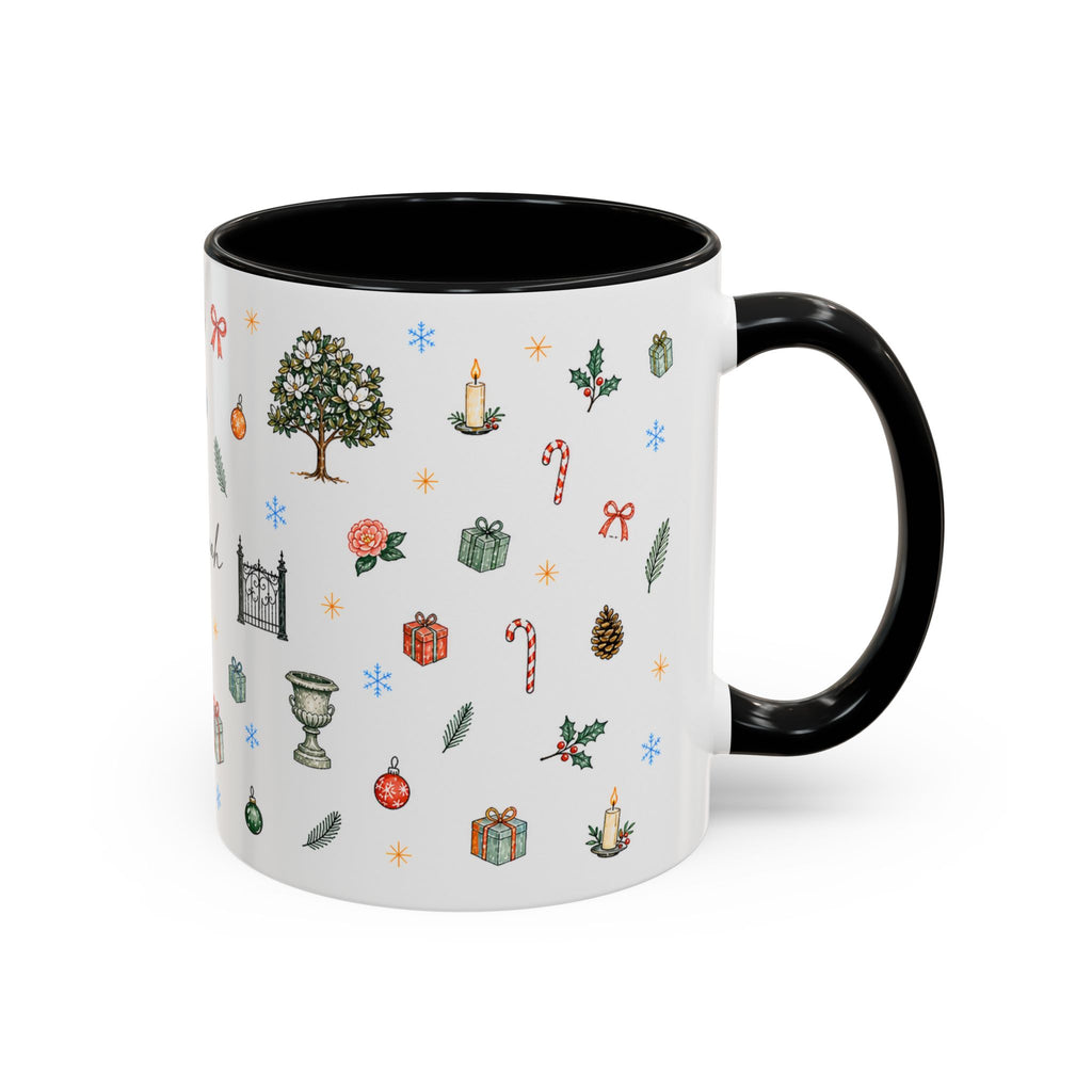 Savannah Christmas Mug | Watercolor City Souvenir, Travel Memories Cup