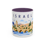 Israel Coffee Mug | Travel Souvenir Accent Mug | Place Gift Ceramic Cup 11oz 15oz