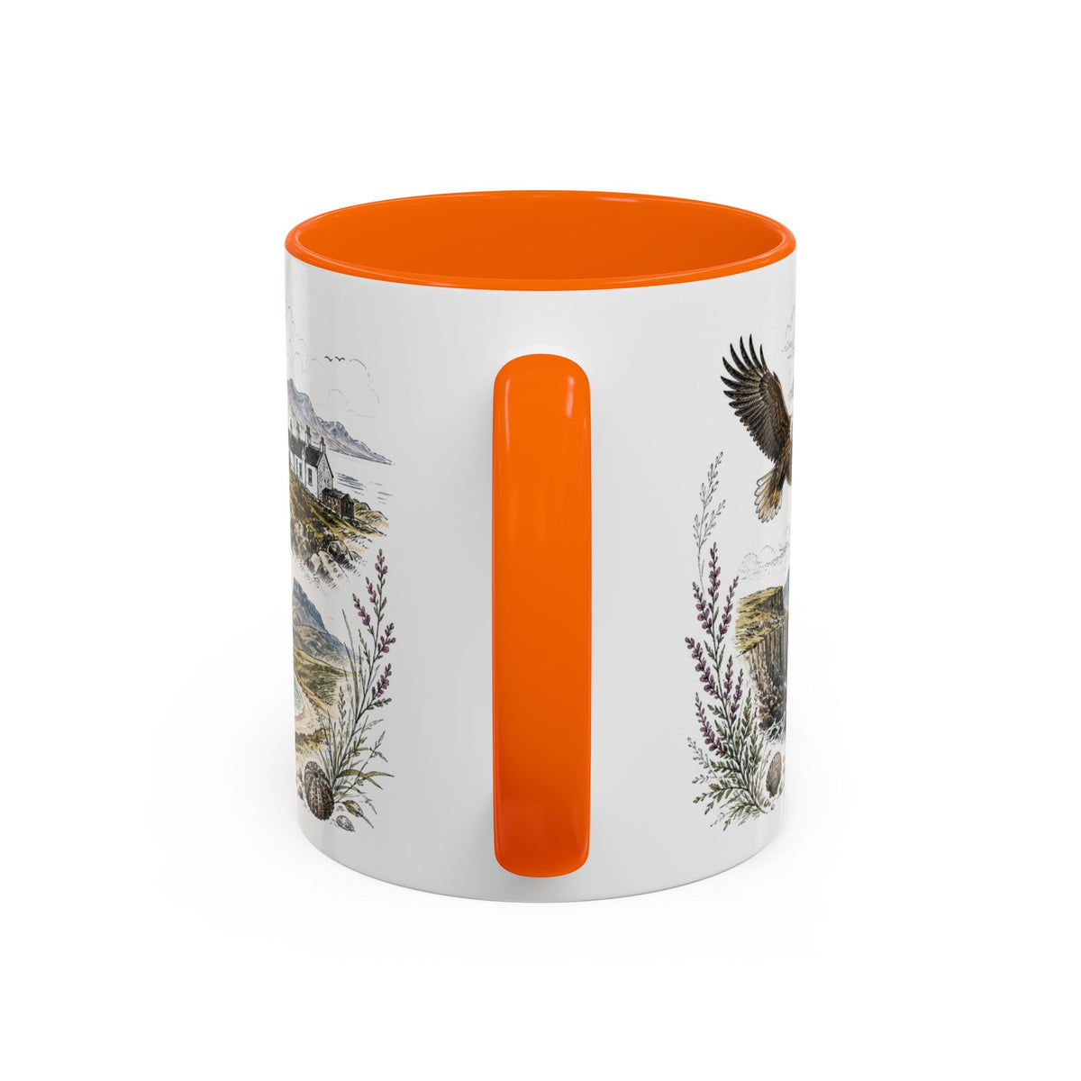 Isle of Mull Mug, Scotland Travel Souvenir, Bucket List Gift, Accent Ceramic Coffee Mug 11oz 15oz