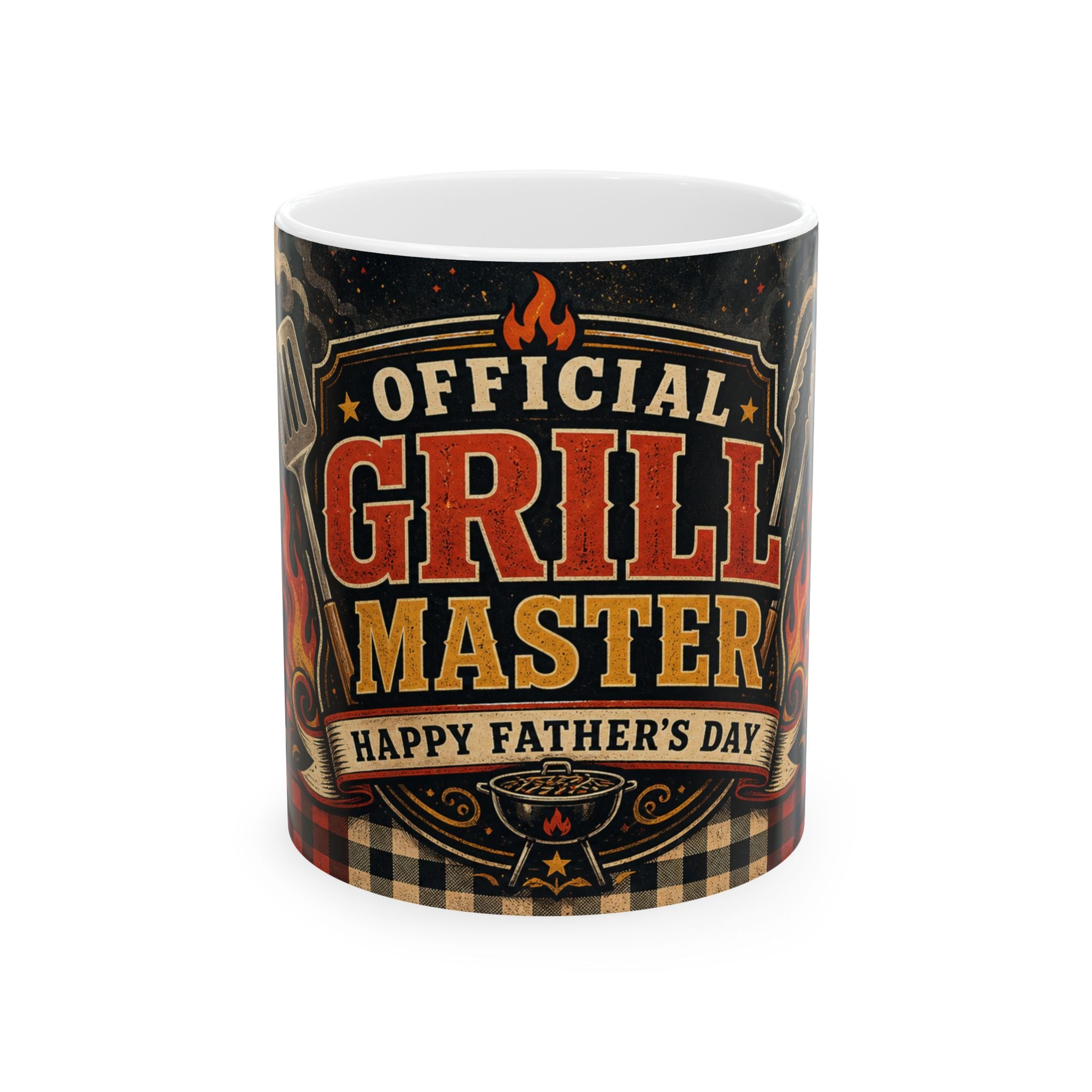 Official Grill Master Father's Day Coffee Mug | Dad Gift | Ceramic 11oz 15oz Cup