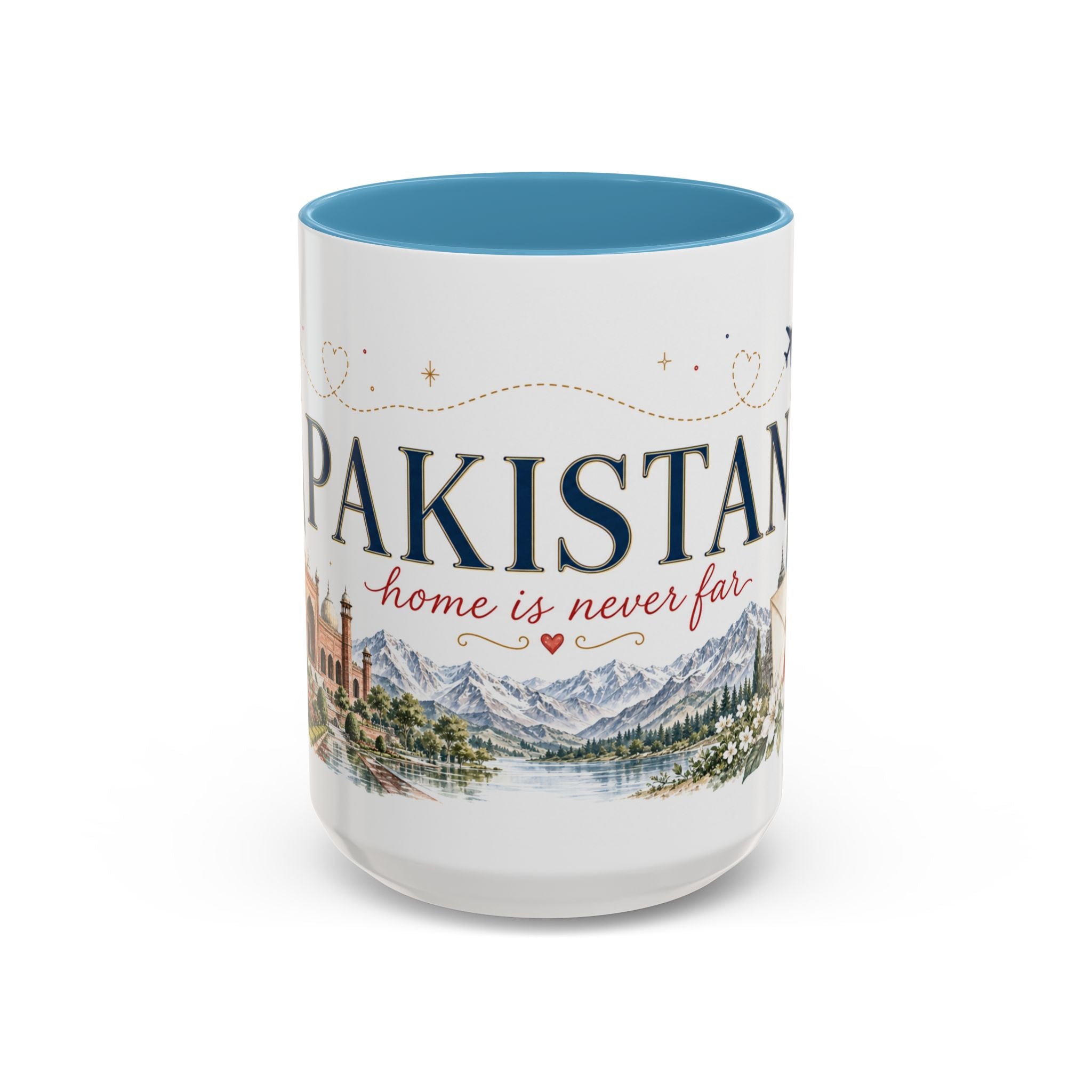 Pakistan Home Country Mug | Moving Away Gift | Long Distance Friendship | 11 oz 15 oz Accent Mug