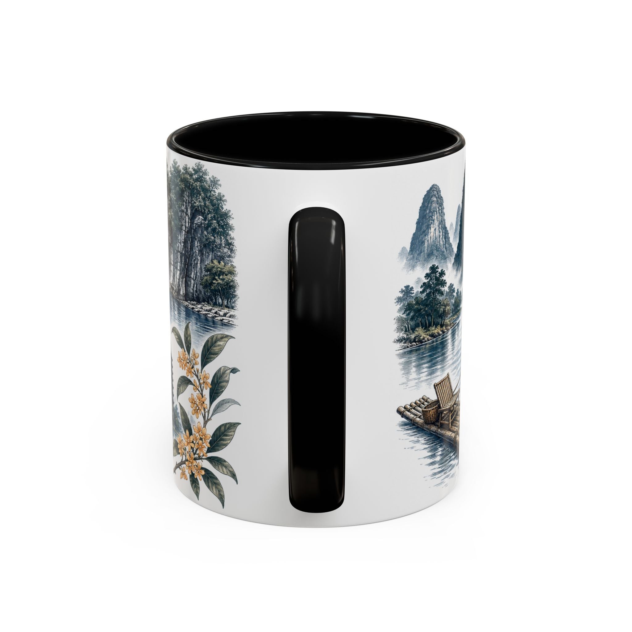 Guilin Coffee Mug | China Travel Souvenir | Vintage Illustrated City Gift | 11 oz 15 oz Accent Mug